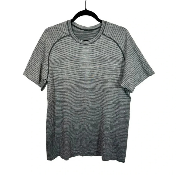 Lululemon Metal Vent Tech Short Sleeve Shirt 2.0 Wave Fade Graphite Grey/vapor - Picture 6 of 10